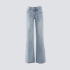 American retro low-waisted spicy girl loose wide-leg pants versatile spring and summer straight-leg jeans for women & long pants Item Picture